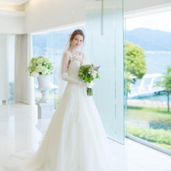 花嫁の世界にひとつのドレススタイルのお手伝い