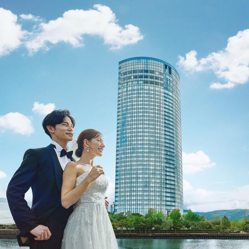 びわ湖大津プリンスホテルの結婚式の公式写真（1枚目）