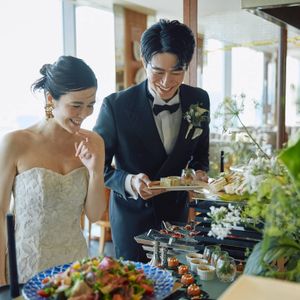 お持込フリーなプランもご用意。おふたりの理想の結婚式が叶う。