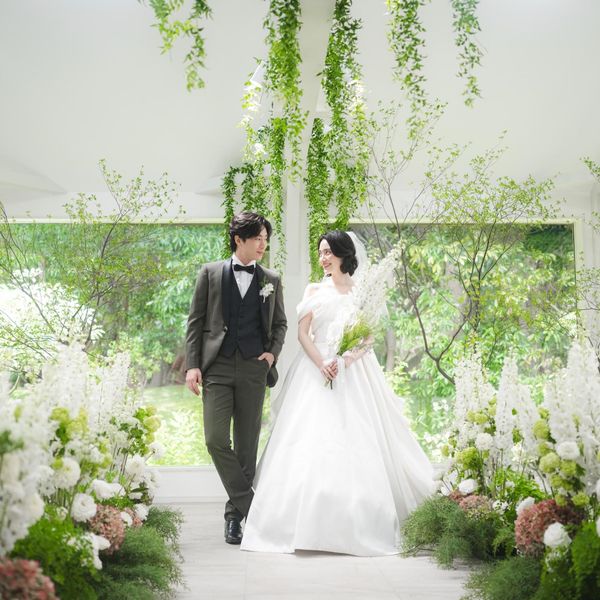 ガノンフローリストが手がける、自然素材を生かしたアーティスティックな装飾|BOTANICA WEDDINGの写真(60291140)