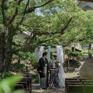 【選べる挙式スタイル】福山城での庭園挙式や月見櫓式…★オンライン相談会