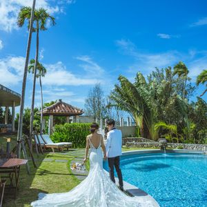 GLAMDAY VILLA OKINAWA中村邸のフォトウェディング・前撮りの写真