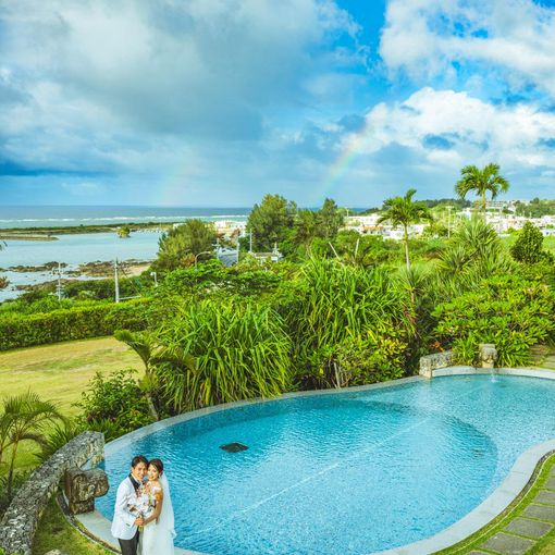 GLAMDAY VILLA OKINAWA中村邸の結婚式の公式写真（2枚目）