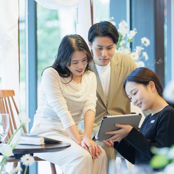 プロフェッショナルたちが「これがいい」を追求し、おふたりの言葉にならない想いをかたちに。