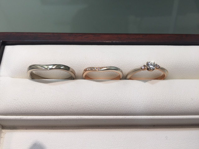 ュヵにゃんさんの結婚指輪の写真