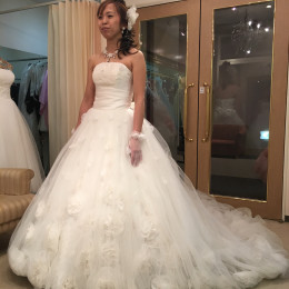 tk.weddingさんのウエディングドレスの写真