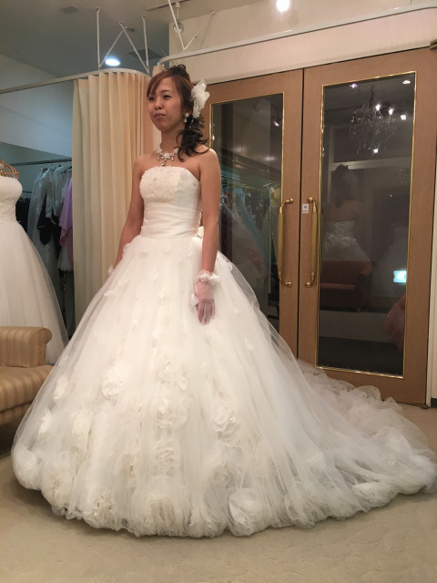 tk.weddingさんのウエディングドレスの写真