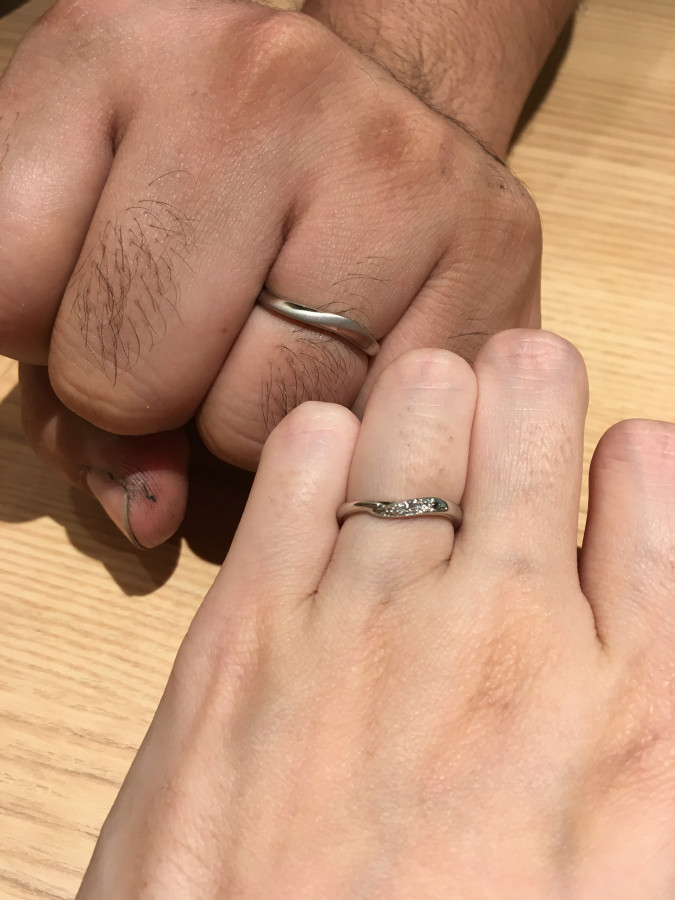 ちむぱんさんの結婚指輪の写真