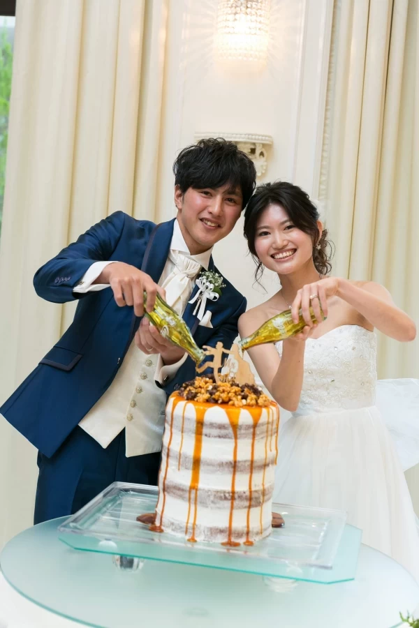 はっちゃんさんのウエディングケーキの写真