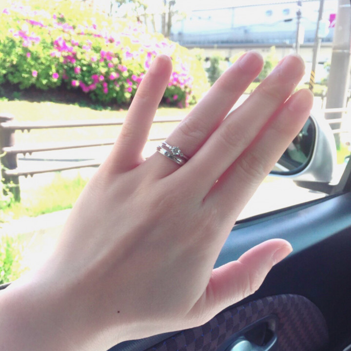 ブルマンさんの結婚指輪の写真