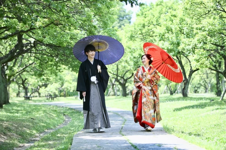 あやこさんの前撮りの写真