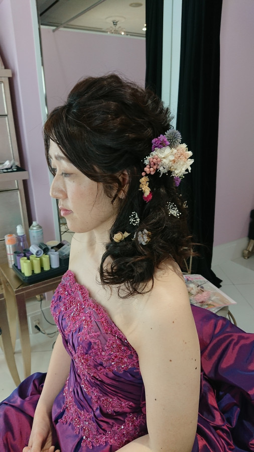 mi-na☆さんのヘアメイクの写真