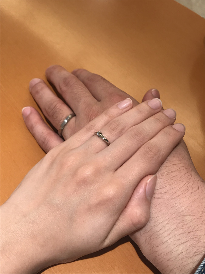 メロンさんの結婚指輪の写真