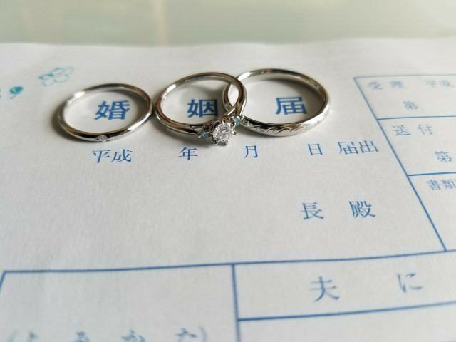 さぼてんさんの結婚指輪の写真