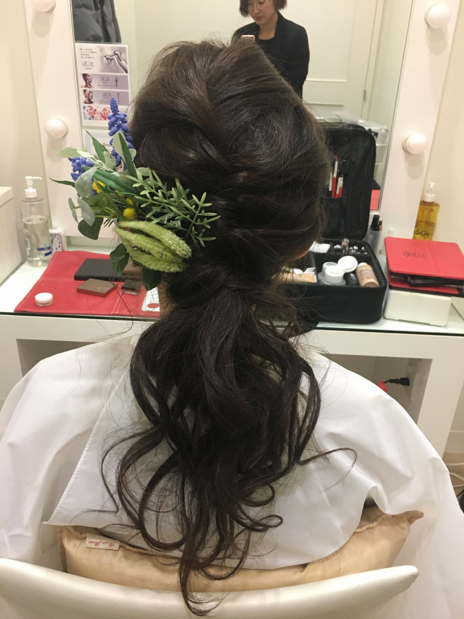 あや茶さんのヘアメイクの写真