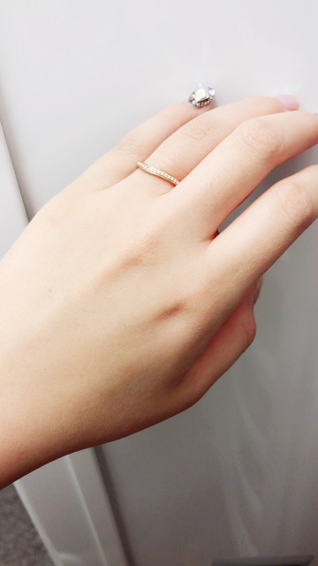 うーさんの結婚指輪の写真