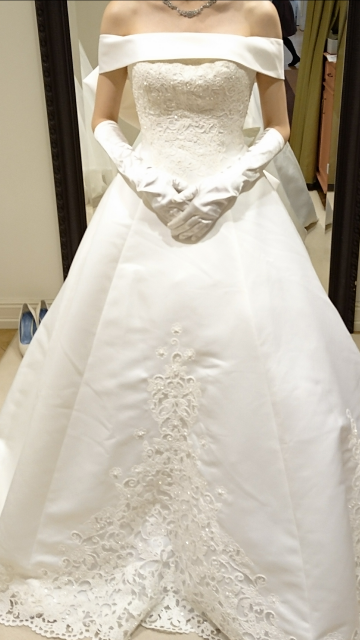 きぃさんのウエディングドレスの写真