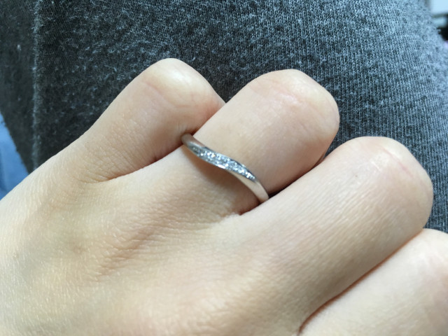 たまぞうさんの結婚指輪の写真