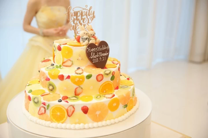 miu.wさんのウエディングケーキの写真