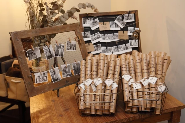 momongaさんの席次表・メニュー表の写真