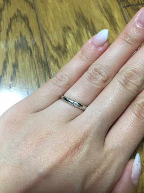 ざべすさんの結婚指輪の写真