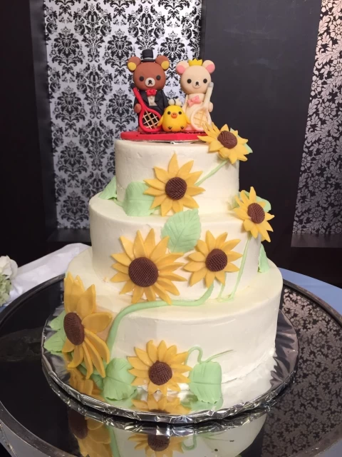 かおりんさんのウエディングケーキの写真