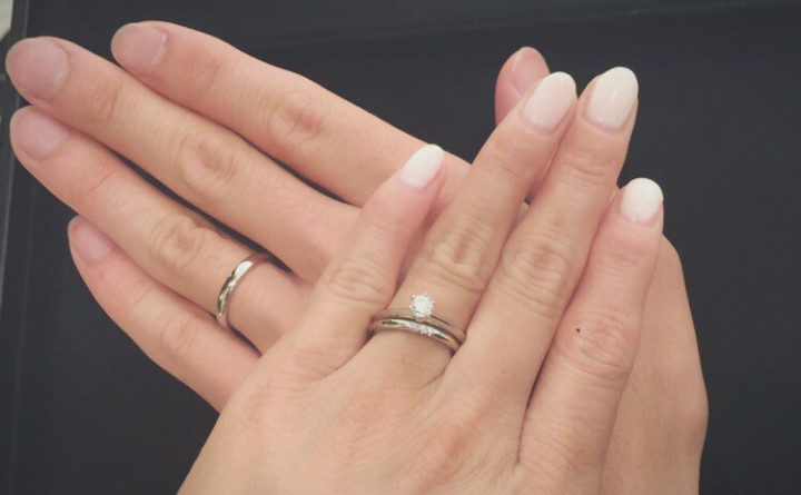 ひさひささんの結婚指輪の写真