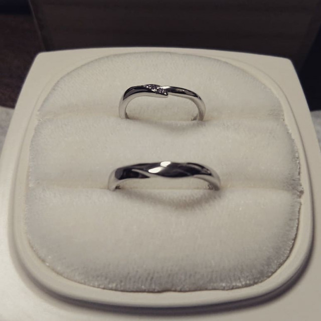おさつさんの結婚指輪の写真