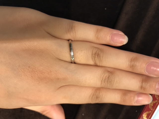 ミーさんの結婚指輪の写真
