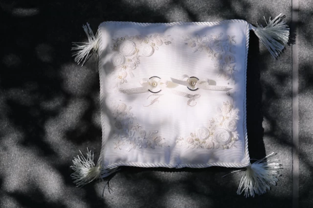 emicoutureさんのリングピローの写真