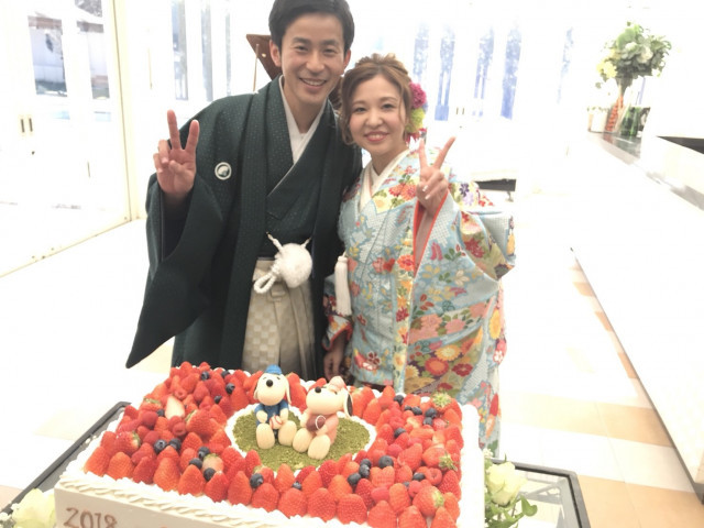 なっちゃんさんのウエディングケーキの写真