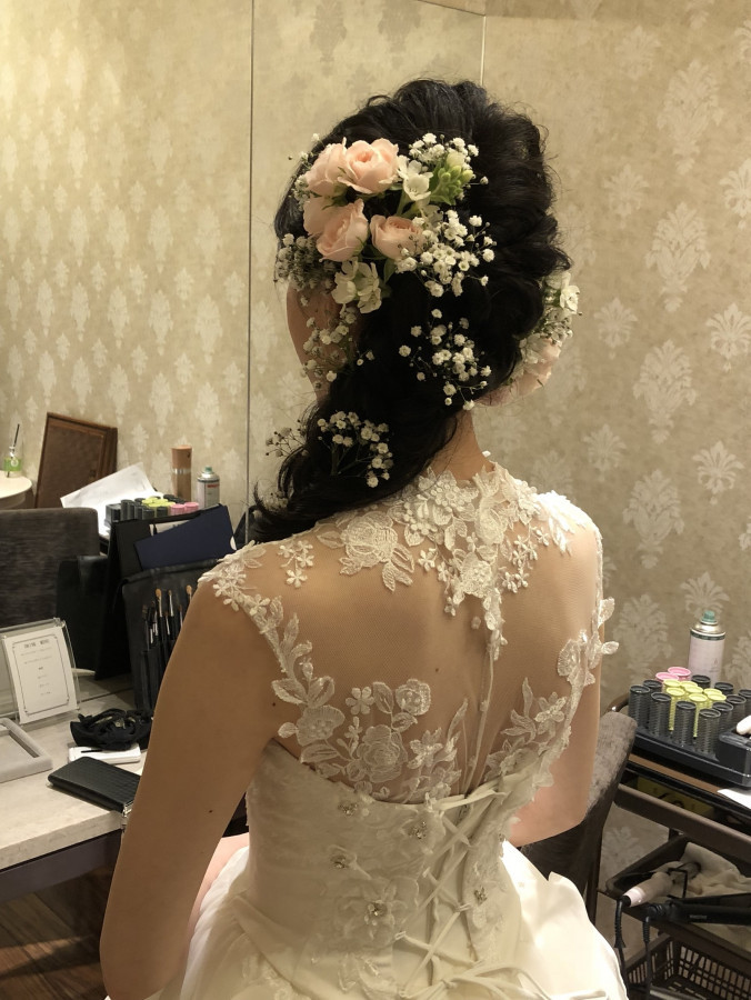 春花さんのヘアメイクの写真