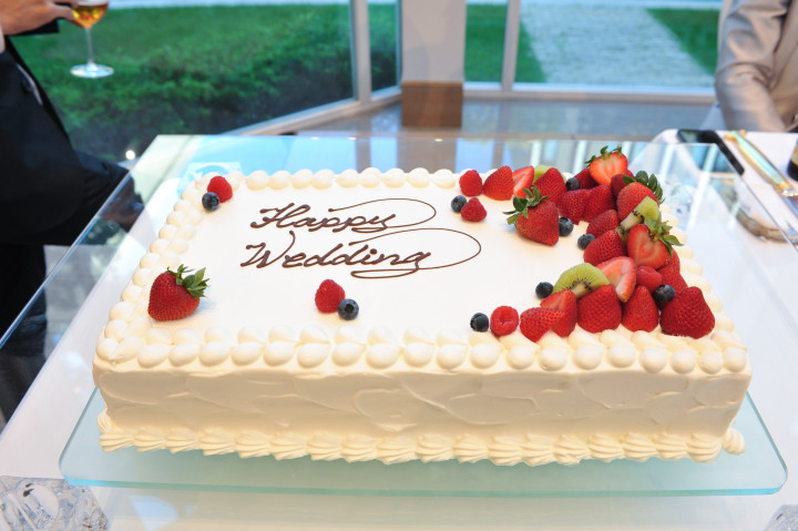 春花さんのウエディングケーキの写真