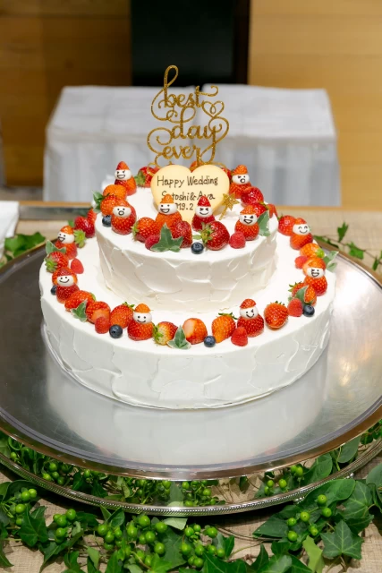 柑橘系さんのウエディングケーキの写真