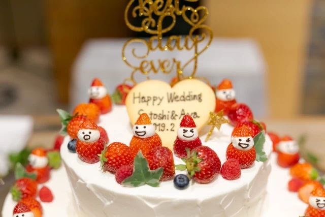 柑橘系さんのウエディングケーキの写真