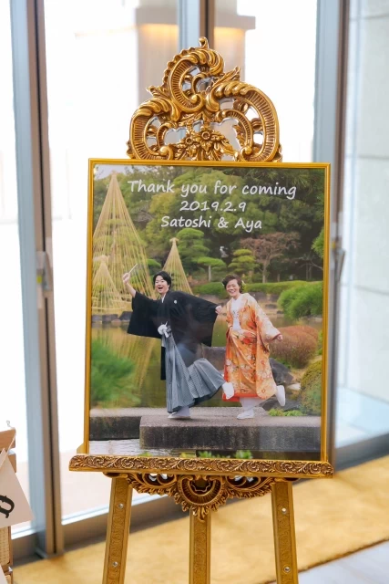 柑橘系さんのウェルカムボードの写真