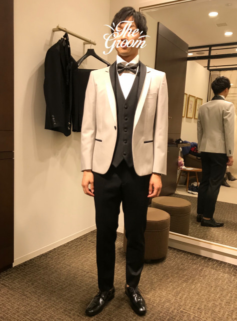 Naoさんの新郎衣装の写真