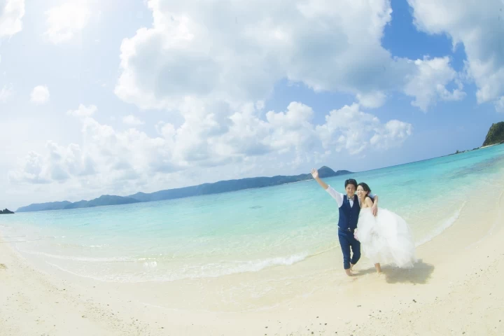YUIさんの前撮りの写真