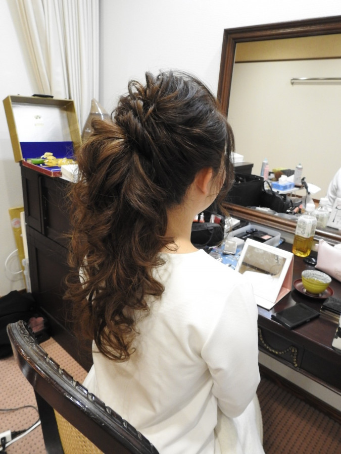 Mak1さんのヘアメイクの写真