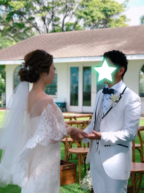 ポンタさんの挙式の写真