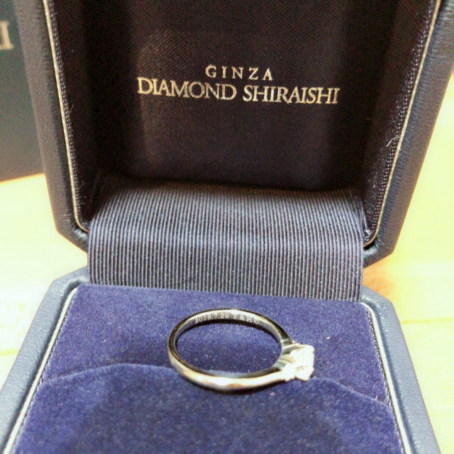 ひかるんさんの婚約指輪の写真