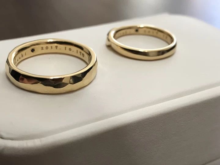 なちさんの結婚指輪の写真