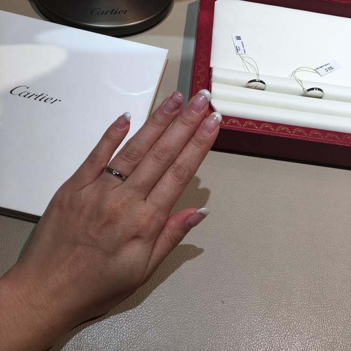 みやかなさんの結婚指輪の写真