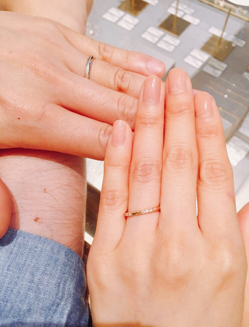 みやこまさんの結婚指輪の写真