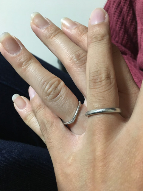 つっちーさんの結婚指輪の写真