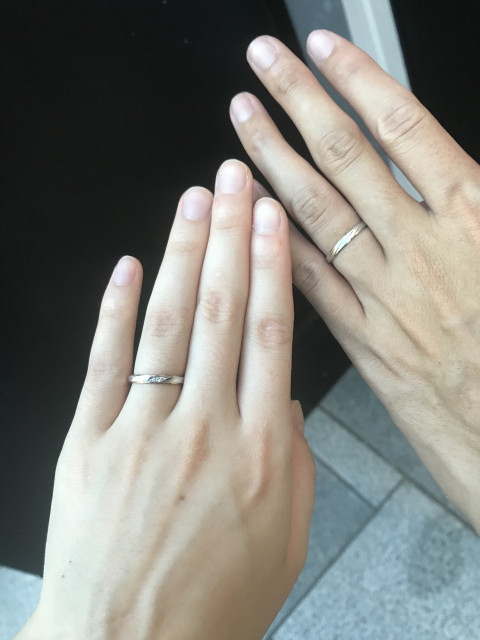 まりえぞさんの結婚指輪の写真
