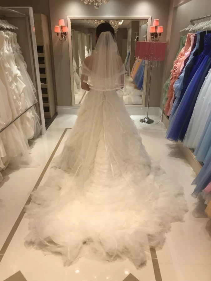 まりえぞさんのウエディングドレスの写真