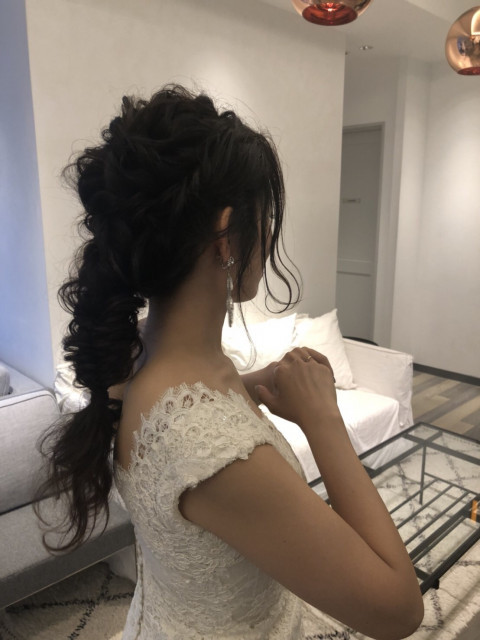 megさんのヘアメイクの写真