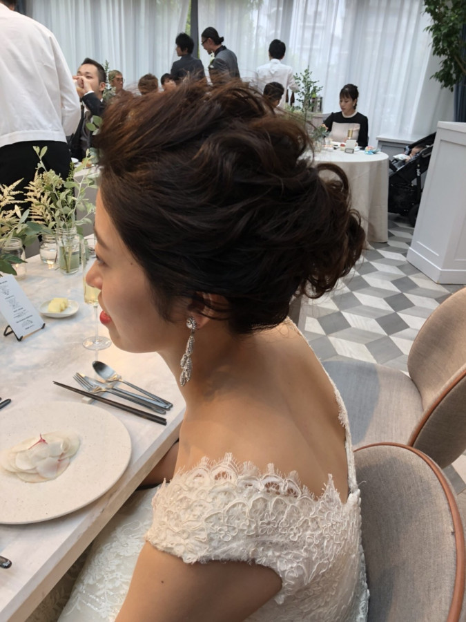 megさんのヘアメイクの写真