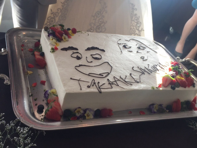 タコスさんのウエディングケーキの写真